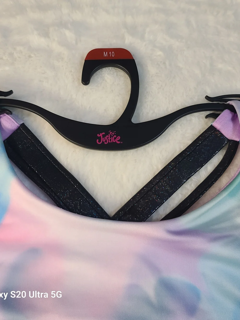 Justice Dance & Gym Pastel Tie-Dye Sports Bra